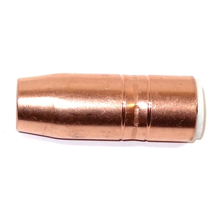 Tregaskiss Style Nozzle, HD, Slip-On, Copper, 5/8 With 1/8 Recess, Short Taper